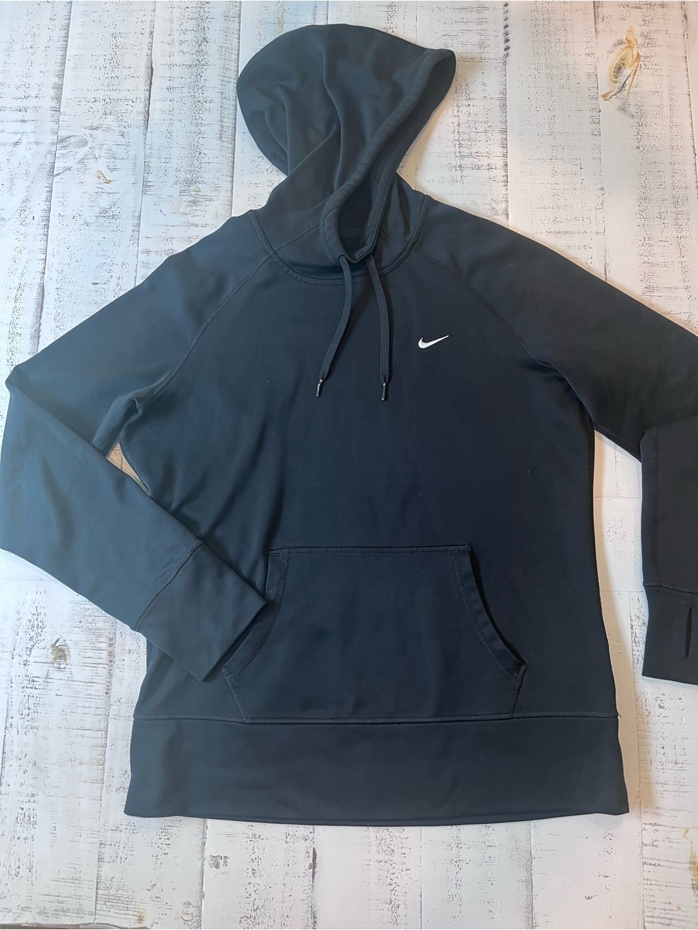 Nike Women’s Black Hooded Pullover Sweatshirt